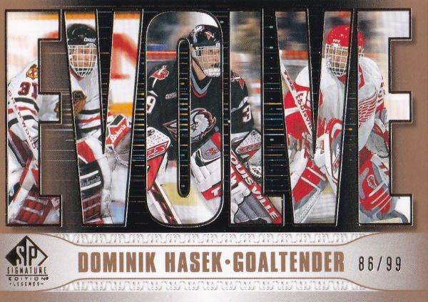 insert karta DOMINIK HAŠEK 20-21 SP Signature Legends Evolve Gold 